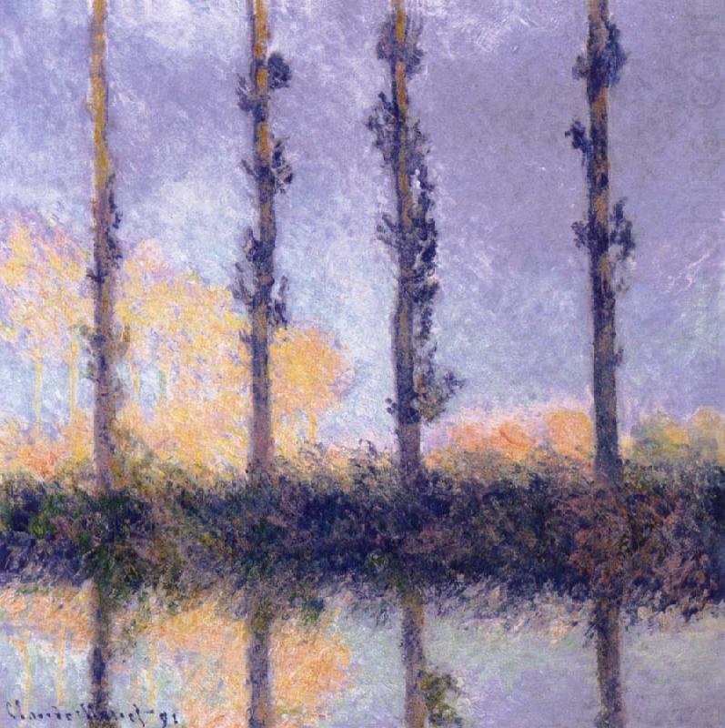 Four Trees, Claude Monet